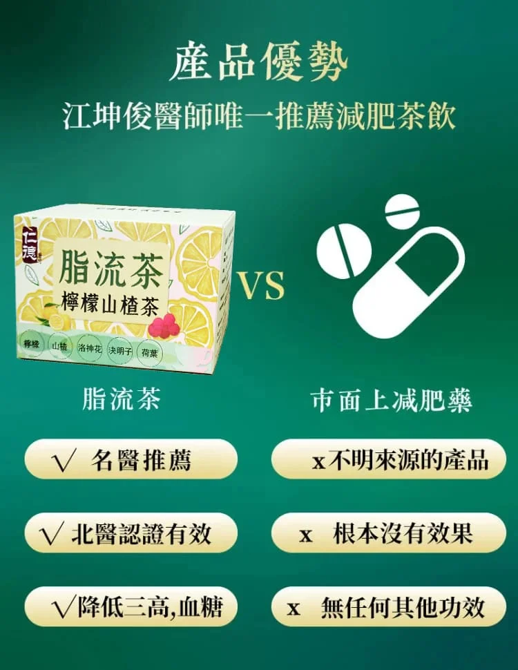 檸檬山楂脂流茶